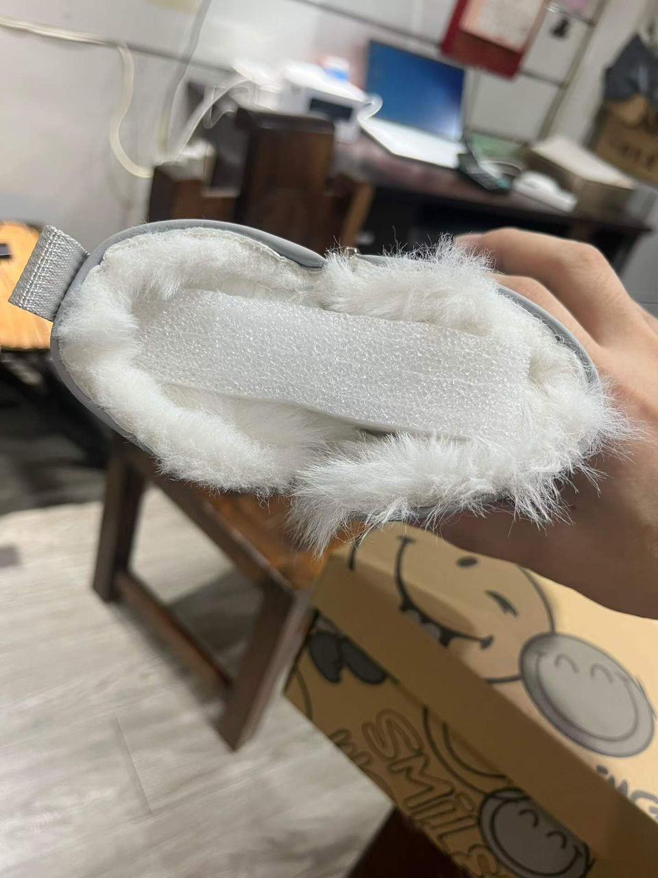 Vulpes出口俄罗斯女童棉鞋（白色·33-38码·10双装） Vulpes 实拍图3