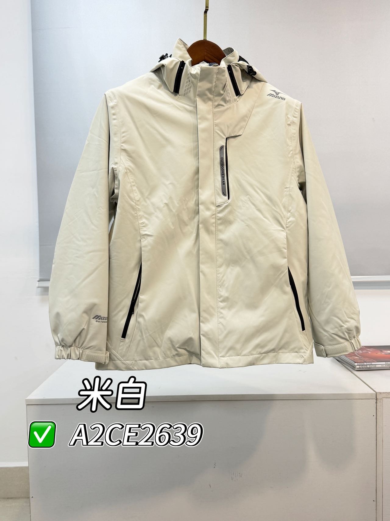 美津浓三合一冲锋衣 A2CE2639（双色·S-4XL） 美津浓 Mizuno 实拍图2