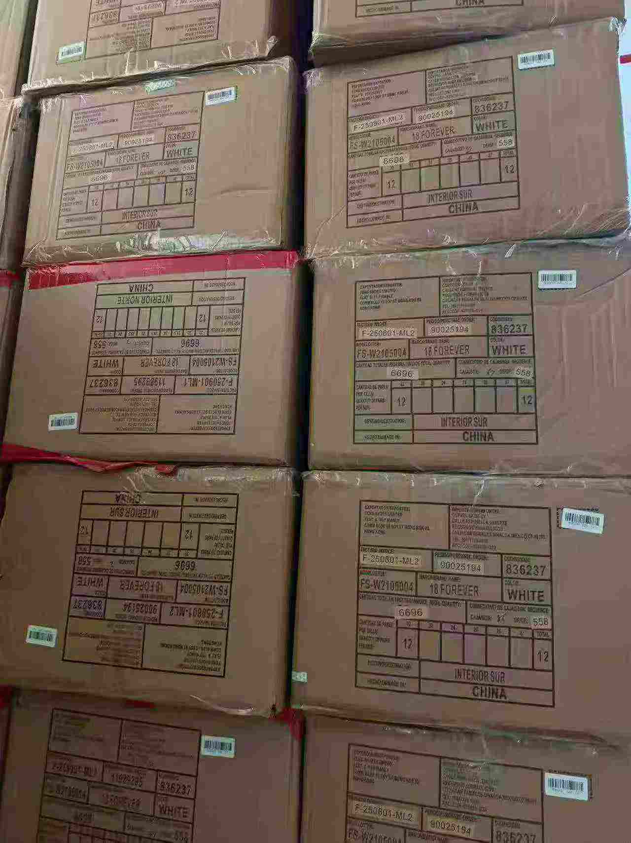 18FOREVER白色高帮板鞋(墨西哥外贸原单·MX 22-27码·4572双) 18FOREVER 实拍图9