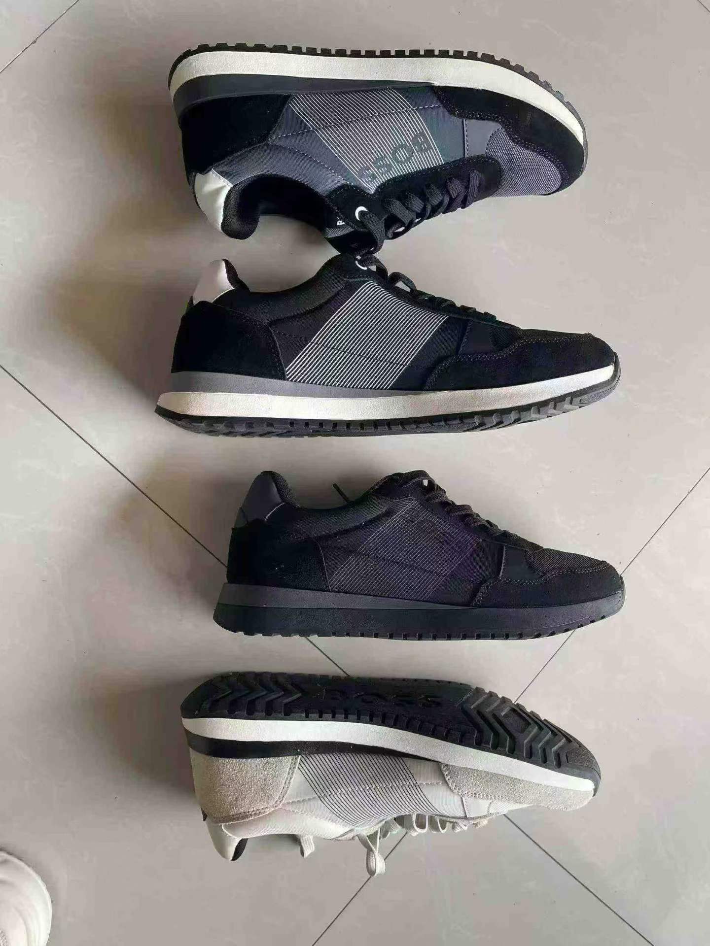 BOSS款复古跑鞋 真皮拼接（36-45码·橡胶大底） BOSS 实拍图2
