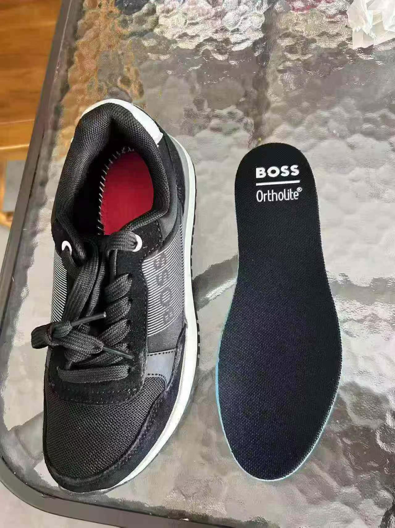 BOSS款复古跑鞋 真皮拼接（36-45码·橡胶大底） BOSS 实拍图7